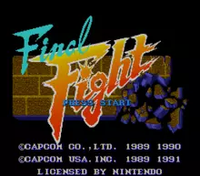 Image n° 4 - screenshots  : Final Fight